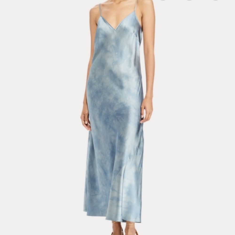 Ralph Lauren Tie-Dye silk maxi dress